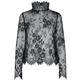 Dea Kudibal ChristalDEA Lace Bluse, Sort 
